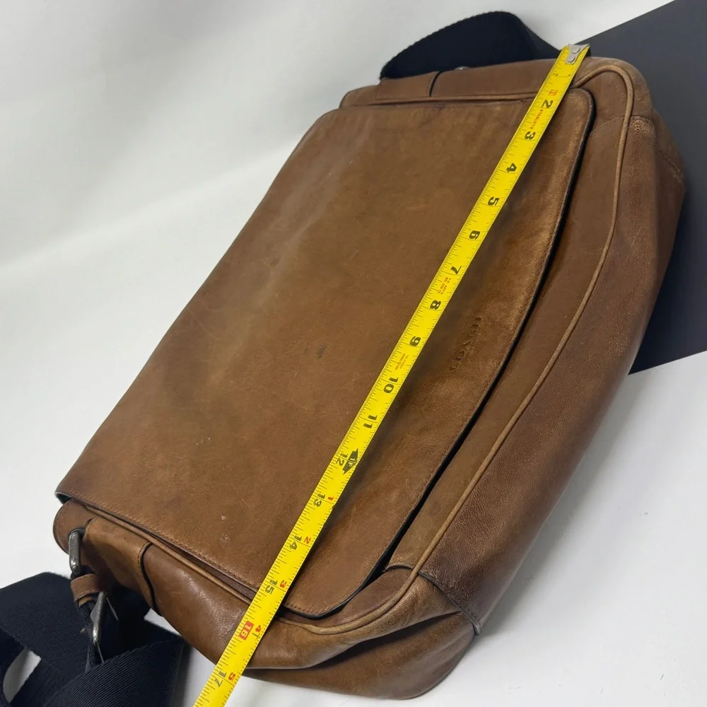 Coach Brown Metropolitan Leather Briefcase Messenger Bag - Vintage